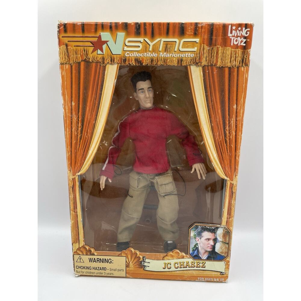 NSYNC JC Chasez Collectible Marionette Doll Living Toyz 2000